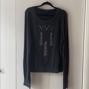 Light pullover sweatshirt